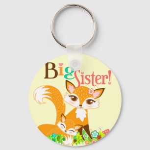 Lil Foxies Big Sister Keychain