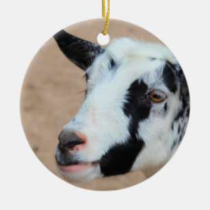 Lil goat ceramic tree decoration