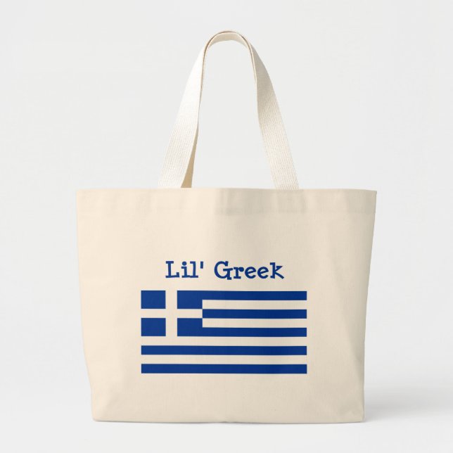 Lil' Greek Tote Bag (Front)
