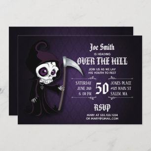 Lil' Grim Over The Hill Party Invitation