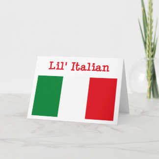 Lil' Italian Greeting Card
