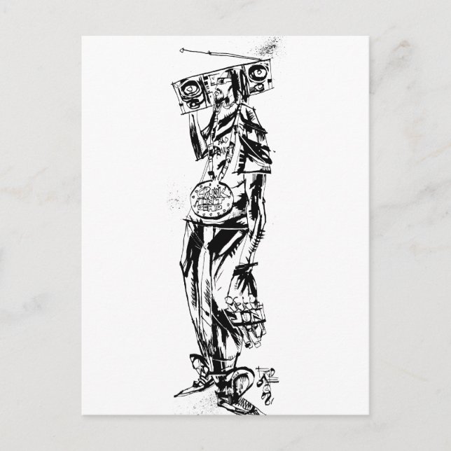 Lil Jon "Collaboration by Jim Mahfood and Lil Jon" Postcard (Front)