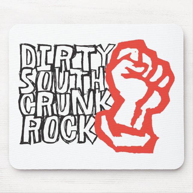 Lil Jon "Dirty South Fist" Red Mouse Mat (Front)