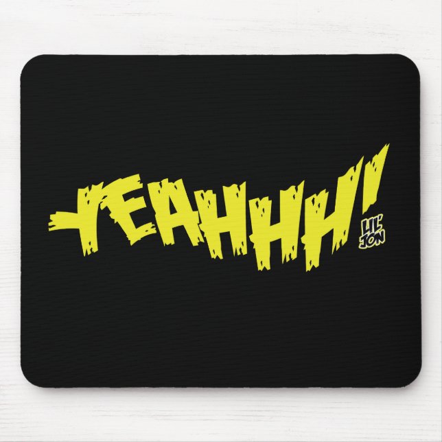 Lil Jon "Yeeeah!" Yellow Mouse Mat (Front)