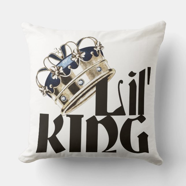 Lil King Cushion (Front)