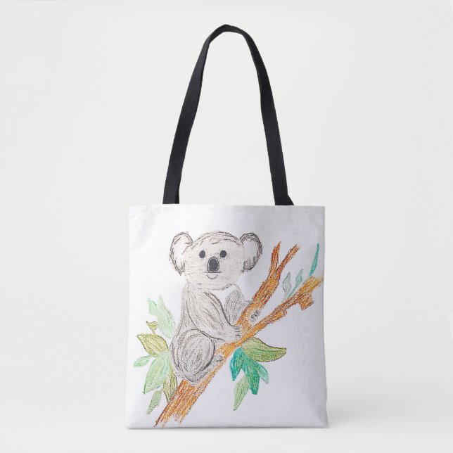 Lil' Koala Tote Bag (Front)