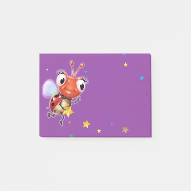 Lil Ladybug purple note block (Front)