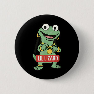 Lil Lizard Funny Lizard Trending Meme 6 Cm Round Badge