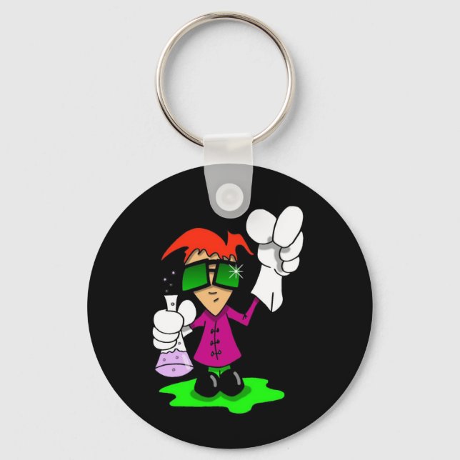 Lil Mad Scientist Key Ring (Front)