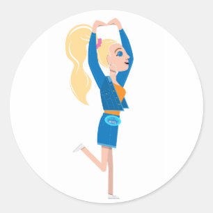 Lil Margie Circle Sticker