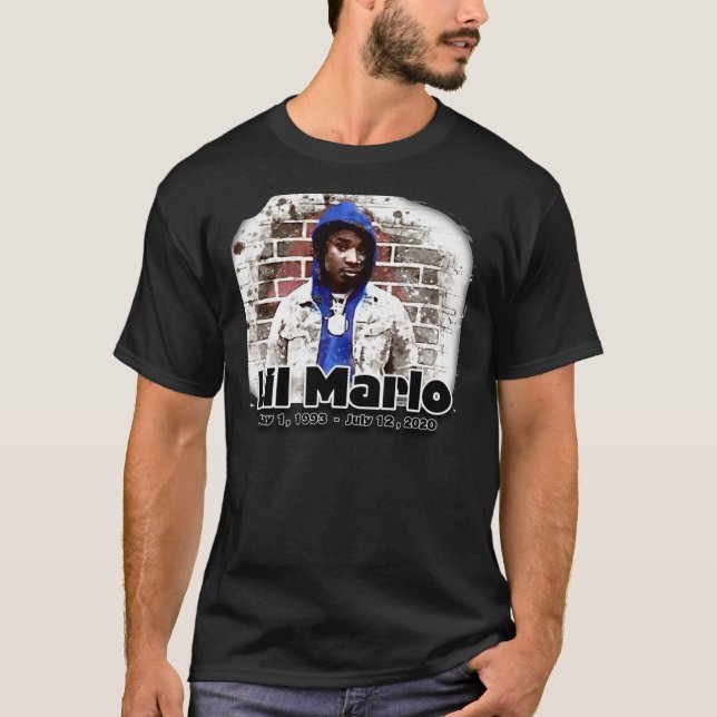 Lil Marlo Tribute RIP Essential T-Shirt (Front)