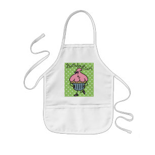 Lil' Miss Cuppy Cake Birthday Apron