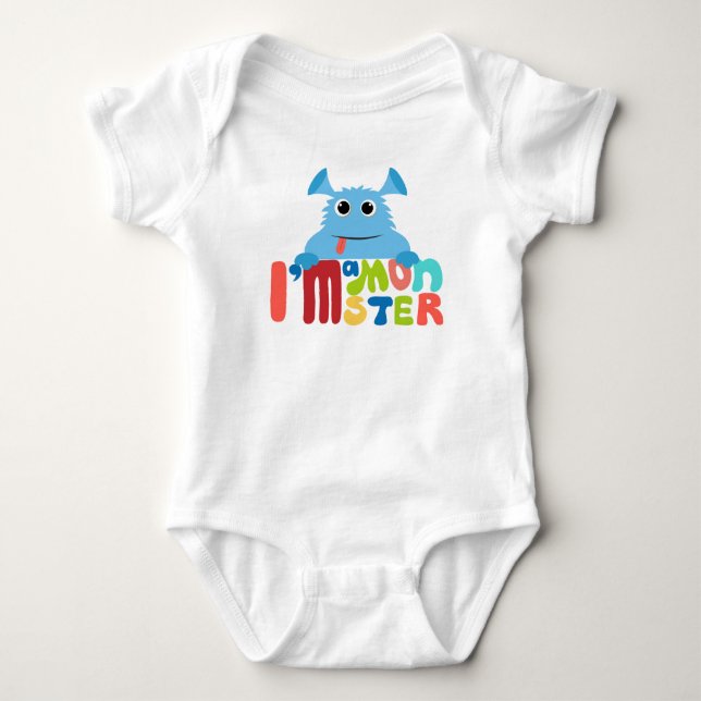 lil monster baby bodysuit (Front)