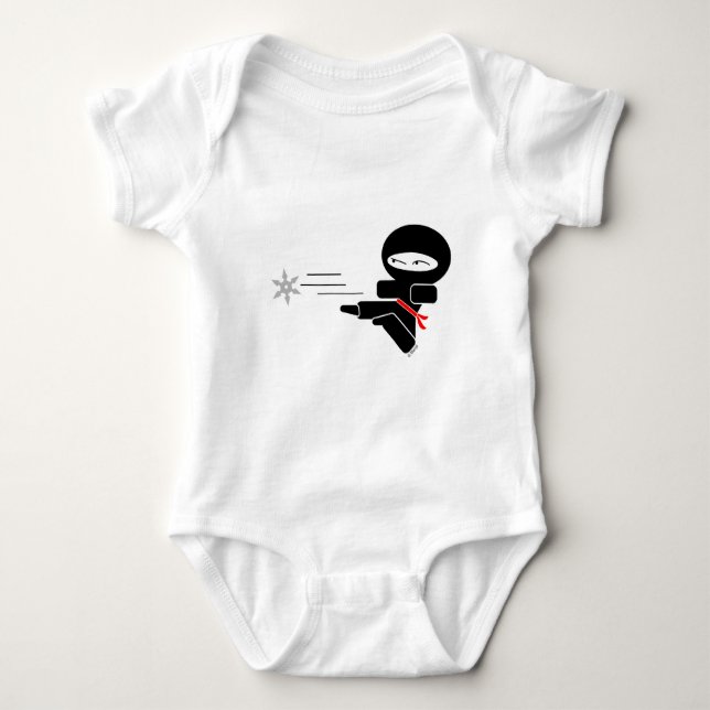 Lil' Ninja Baby Bodysuit (Front)