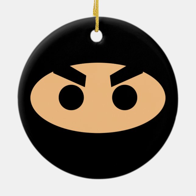 Lil Ninja Ceramic Tree Decoration (Back)