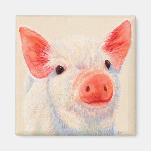 Lil" Oinker - Pig Magnet (Front)