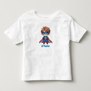 Lil’ Patriot – Cute Baby Bald Eagle Boys Toddler T-Shirt