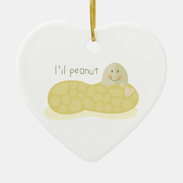 L'il Peanut Ceramic Tree Decoration (Front)