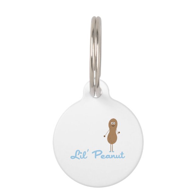 Lil Peanut Pet Tag (Front)