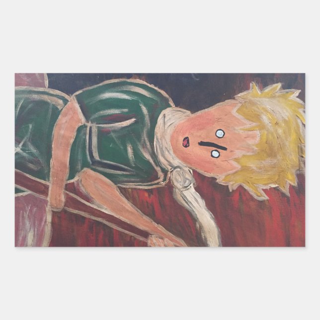 Lil Pee Rectangular Sticker (Front)