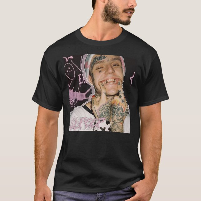 Lil Peep Smiling Classic T-Shirt (Front)