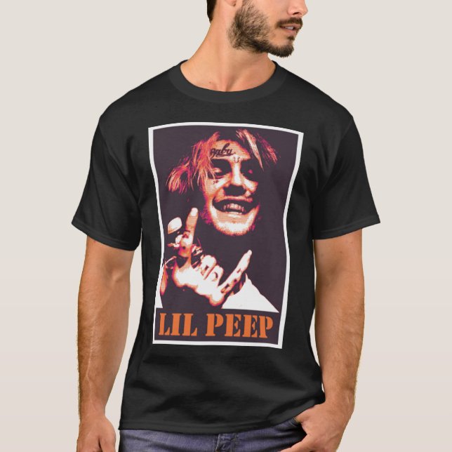 Lil Peep Tribute Essential  T-Shirt (Front)