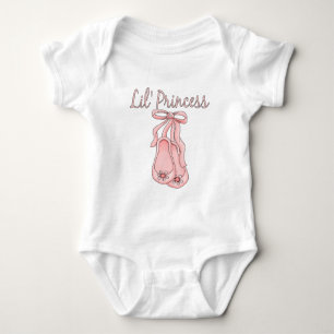Lil' Princess Ballet Shoes 1 Baby Bodysuit