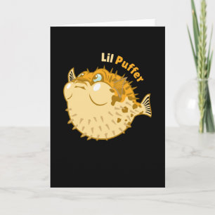 Lil Puffer Puffer Fish Sea Card