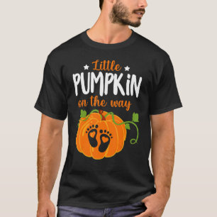 Lil Pumpkin Baby On The Way Pregnancy Announcement T-Shirt