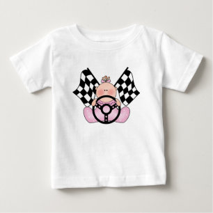 Lil Race Winner Baby Girl T-Shirt