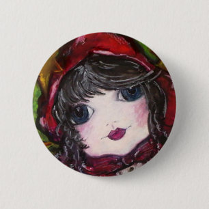 Lil' Red Riding Hood 6 Cm Round Badge