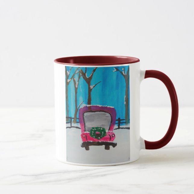 Lil' Red Truck Mug (Right)