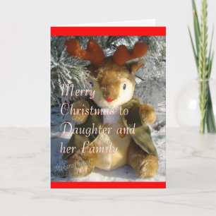 Lil Reindeer Christmas card - customise it