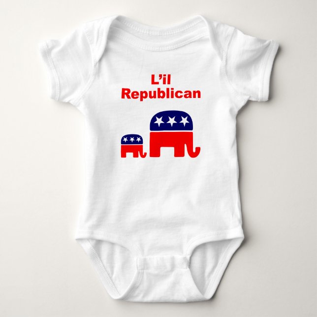 LIL REPUBLICAN BABY BODYSUIT (Front)