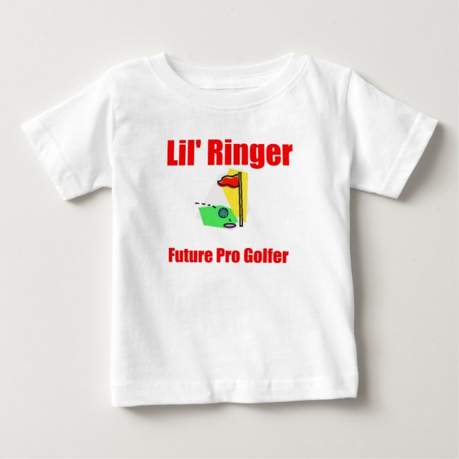 Lil' Ringer Golf Baby T-Shirt (Front)