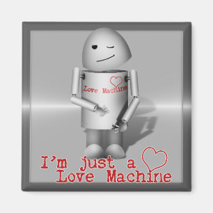 (Lil' Robo-x9) Love Machine Magnet