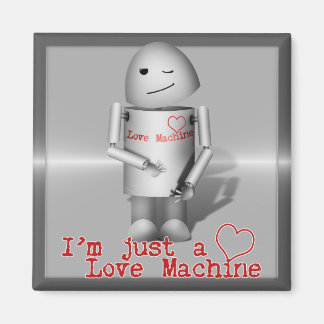 (Lil' Robo-x9) Love Machine Magnet