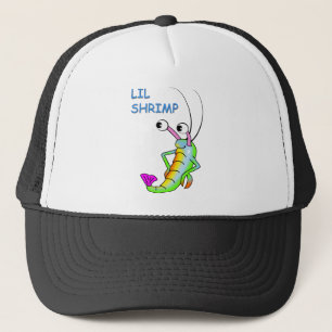 lil shrimp trucker hat