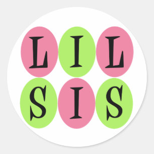 Lil Sis stickers