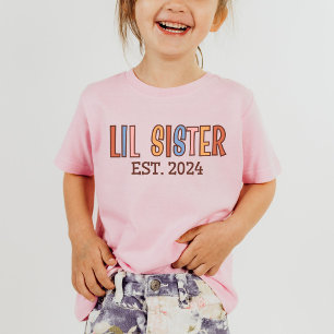 Lil Sister 2024, Little Sis Pregnancy Announcement T-Shirt