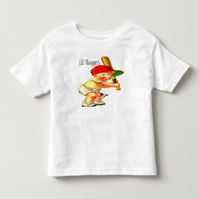 "Lil' Slugger" Toddler T-Shirt (Front)