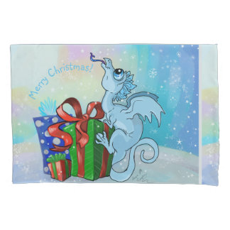 lil snowflake dragon pillowcase