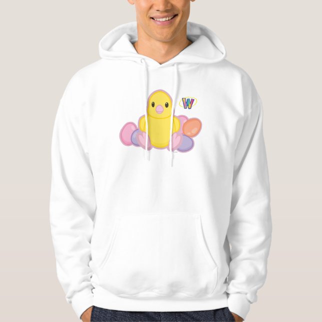 Lil Spring Chick Pattern Hoodie (Front)