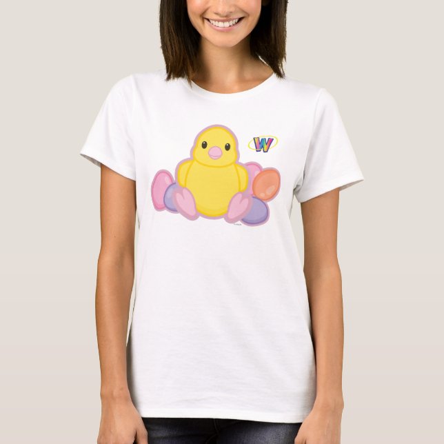 Lil Spring Chick Pattern T-Shirt (Front)