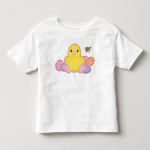 Lil Spring Chick Pattern Toddler T-Shirt