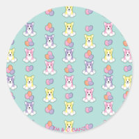 Lil Spring Corgi Pattern
