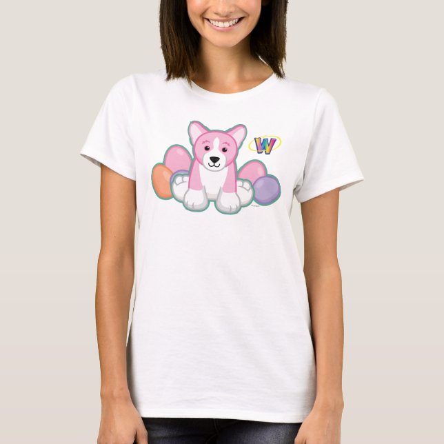 Lil Spring Corgi Pattern T-Shirt (Front)