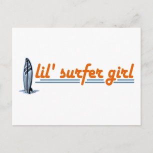 Lil Surfer Girl Postcard