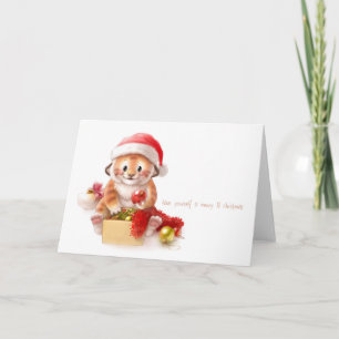 lil tiger christmas card 2010