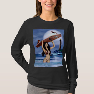 Lil' Vampire Surfer Girls Only Want to Have Fun T-Shirt